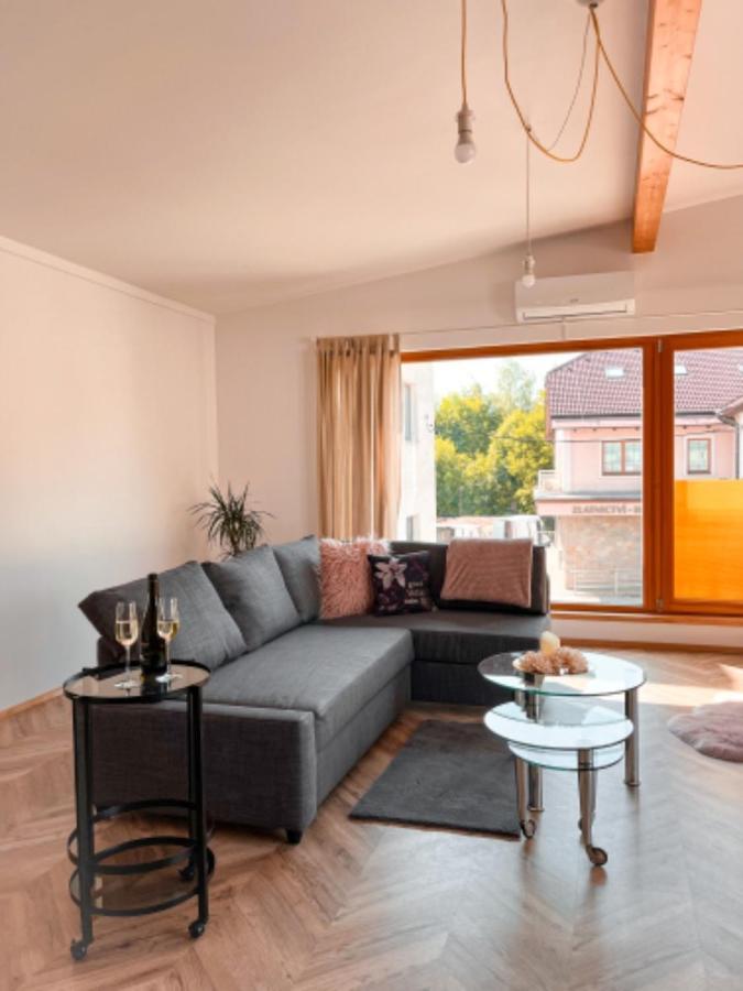 Apartman Niklan รอชนอฟ ป็อด ราดโฮชติเย็ม ภายนอก รูปภาพ